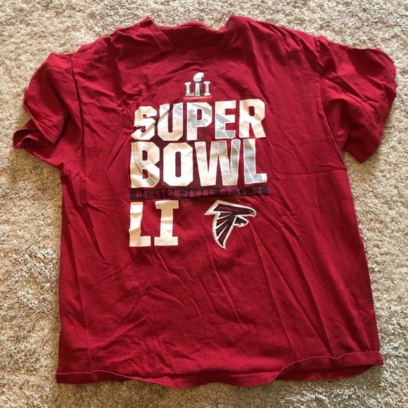 Other - 🎉🎉2x HP🎉🎉 ❤️❤️ Men’s Large Falcons Super Bowl T-Shirt